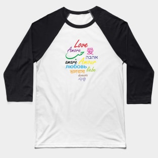 wave love t-shirt Baseball T-Shirt